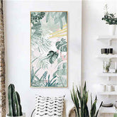 Paint by Numbers Plant Leaves Art